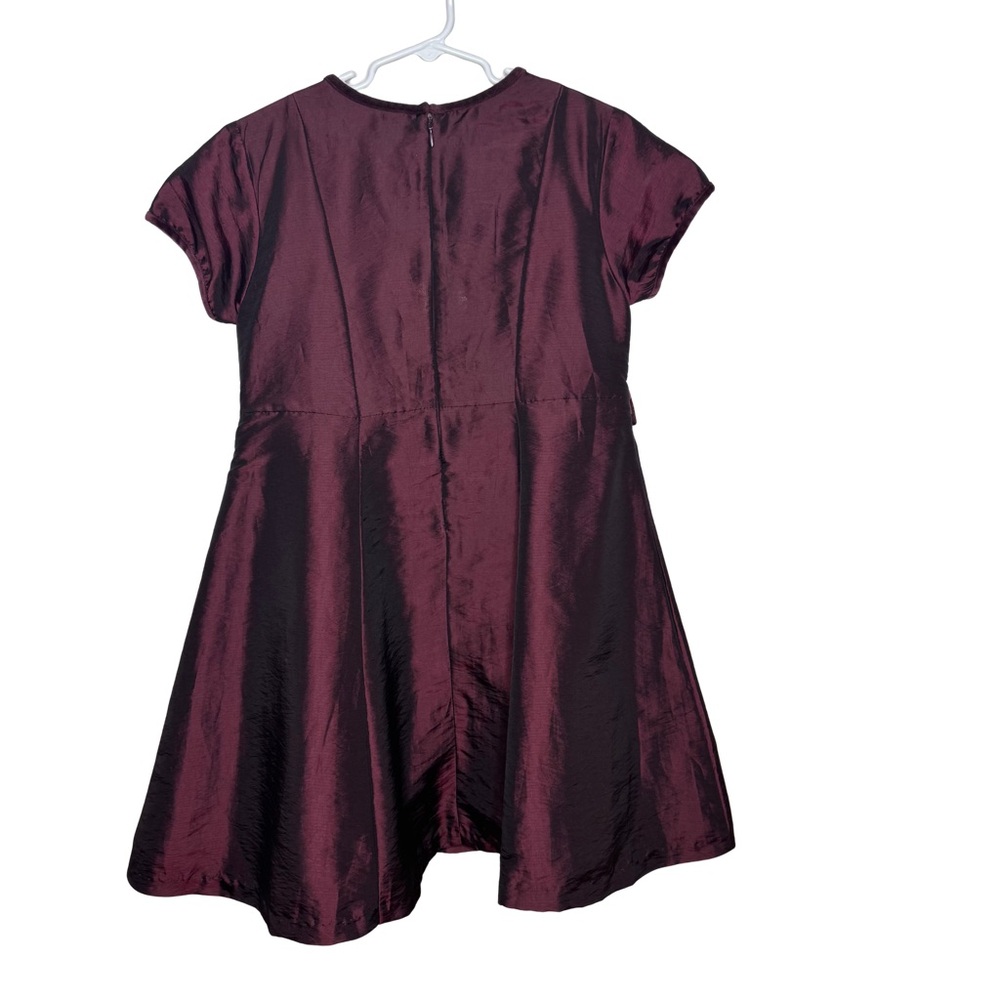 VTG The Disney Store Girls Minnie Mouse Purple Velvet Dress Embroidered Sz 10-12 - Picture 6 of 9